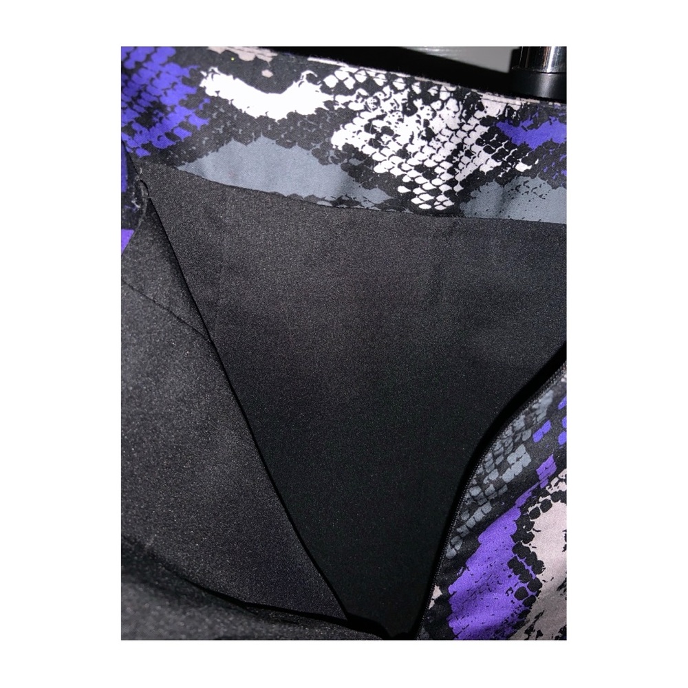 Milly Purple And Gray Python Print Pencil Skirt - image 8